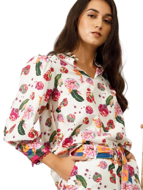 Emily Lovelock Tops - Emily Lovelock Hailey Blouse in Ivory